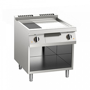 картинка Электрическая жарочная поверхность 900 серии Apach Chef Line SLFTE89CLROS хром